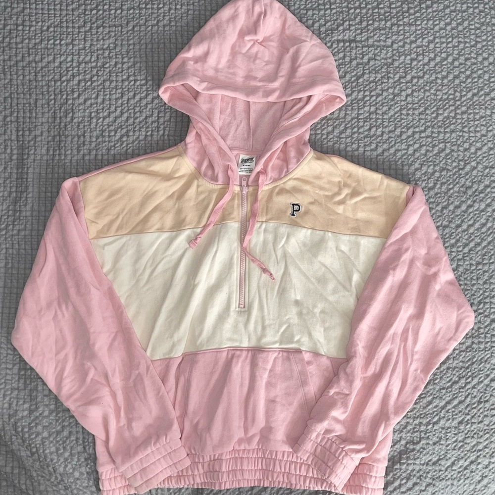 VICTORIA’S SECRET PINK Half Zip Hoodie